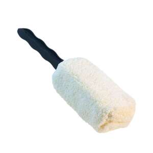 Car rim polishing brush with microfiber coating, 28cm long - Car wash brush