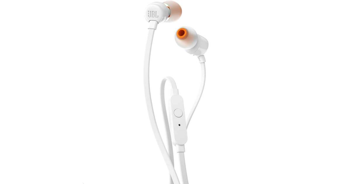 JBL T110 Ohrhörer, weiß | In-Ear-Kopfhörer