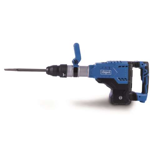 Ciocănitoare de demolare Scheppach AB 2000, 11,5 kg, energie de impact 60 J, albastru, vedere laterală