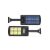 Phenom 6 LED solar motion sensor wall light, front and back view