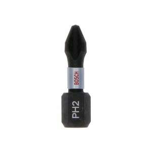 Bosch PH2 Impact Control Bit, 25mm, 1/4 cala, 25 sztuk - Bithead