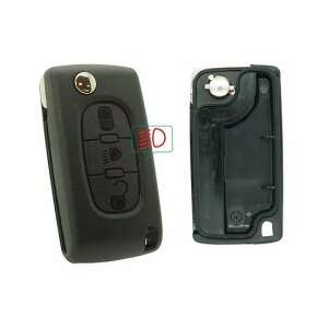 Citroen autókulcs nyers CI3523 a C4, C4 Picasso, C5, C6 modellekhez - Autókulcs