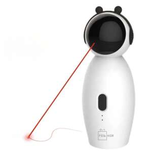 Interactive and Automatic Laser Toy for Cats, Felliner, 3 Modes, USB, White