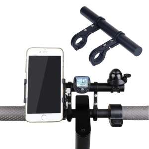 Kormányra szerelhető kiegészítő cső - kerékpár computer, telefon, GPS, lámpa rögzítéséhez - biciklire és robogóra (BB-14112)