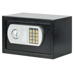 Pepita seif electronic inteligent cu blocare numerică 31x20x20cm #negru 91316073 Siguranță
