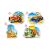 Sada Puzzle Castorland 4 v 1 Stavebné vozidlá