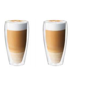 Backhome double-walled latte thermo glass set, 430 ml - Serving