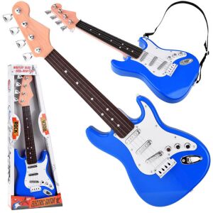 Mini Rock Gitara dla dzieci, niebieska elektryczna gitara zabawkowa, instrument muzyczny dla dzieci - Nonbrand Gra na instrumencie muzycznym