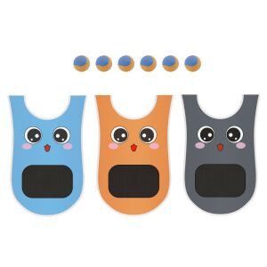 Set veste și mingi pentru dodgeball, veste albastre, portocalii și gri - Jocuri de îndemânare în aer liber