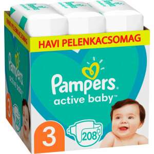 Csomagolássérült - Pampers Active Baby havi Pelenkacsomag 6-10kg (208db) 91319214 Pelenka - 3 - Midi