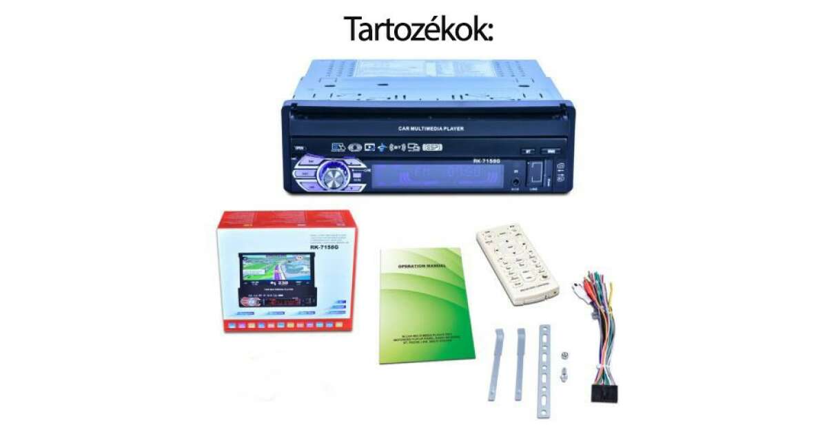 1 Dines rejtett kijelzős autós rádió 9601 91319379