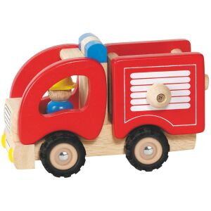 Goki fa tűzoltóautó játék sofőr figurával - Goki