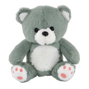Green Plush Teddy Bear 22cm - Soft Stuffed Animal Toy - Nonbrand Plush Toy