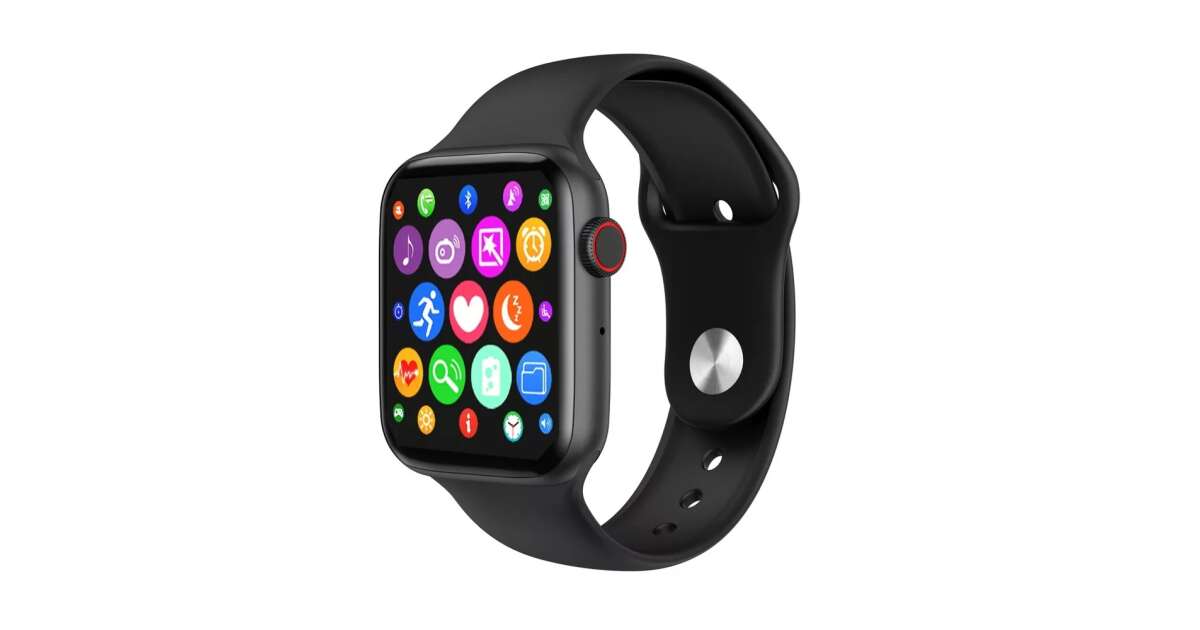Bluetooth okosóra, 19 funkcióval / Érintőkijelzős SmartWatch- fekete N007 |  Pepita.hu