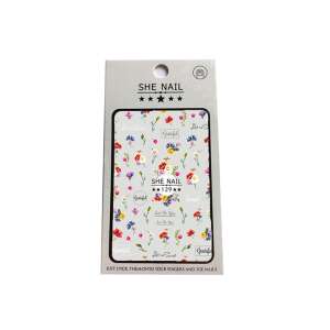 SHE NAIL Flower Nail Stickers SHE-129 - Nail sticker