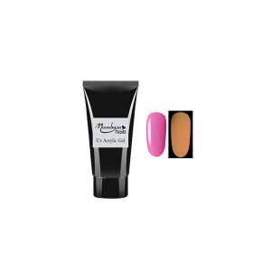Moonbasa Nails UV Akrilzselé 30ml #027, rózsaszín-barna, körmökhöz, akrilzselé, körmök építéséhez, uv led lámpa, körmök díszítése - Műköröm zselé