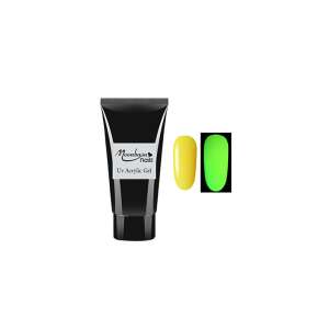 Moonbasa Nails UV Acrylic Gel 30ml #026, yellow-green neon color - Artificial nail gel
