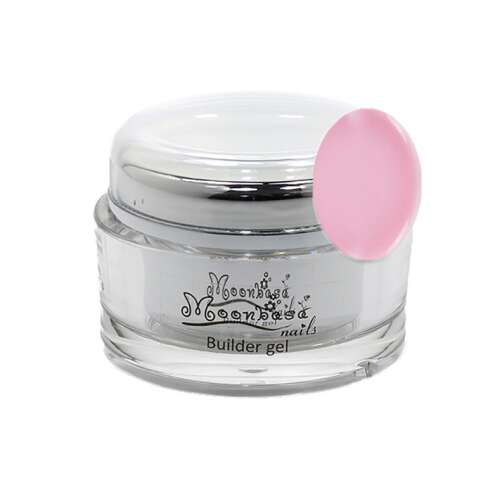Moonbasa Nails Építő zselé, Elastic hard, 50g, Rózsaszín, #082
