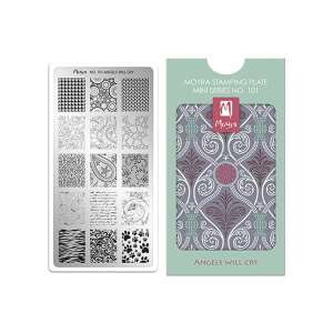 Moyra Mini körömnyomda lemez 101 Angels Will Cry, 12 minta - Moyra