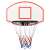 Fehér polietilén kosárlabdapalánk 71 x 45 x 2 cm 91405256