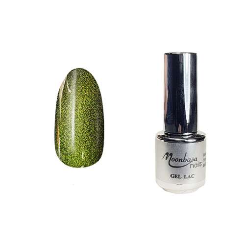 Magic eye géllakk 4ml #756 Antares a Moonbasa Nails-től, zöld szín csillogással