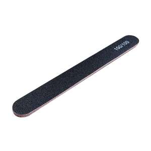 Black nail file 100/100 grit for shaping and smoothing nails - Nail design