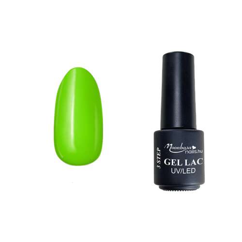 Moonbasa Nails 3 lépéses gél lakk 4ml #071 Nyárzöld, UV/LED gél lakk - MoonbasaNails