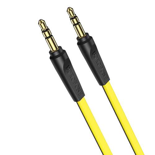 Borofone BL6 sárga 3.5mm - 3.5mm audio kábel - Borofone