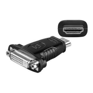 Goobay HDMI - DVI-D adapter, HDMI forrás csatlakoztatása DVI kijelzőhöz - Goobay