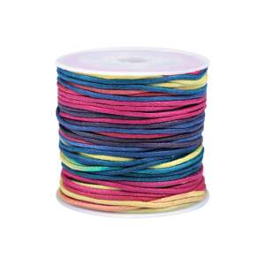 Rainbow cotton cord, 1 mm diameter, 20 m length, dark blue - Monofilament Line