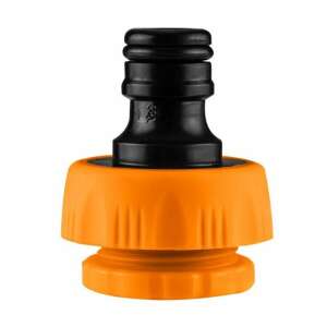 NEO 1/2" to 3/4" hose adapter, internal thread, black and orange plastic - Irrigation