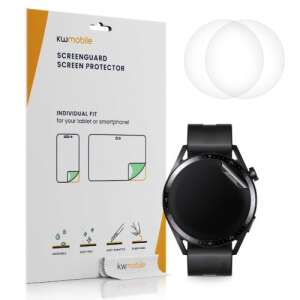 3-Piece Screen Protector Set for Huawei Watch GT 3 (42mm), kwmobile, Polymer, Transparent, 56985.1