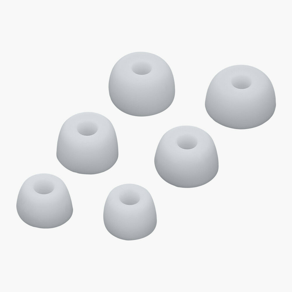 Jabra Elite 75t / Elite 65t / Active Ear Tip Set (6 pairs), Kwmobile, White, Silicone, 56868.02