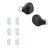 Jabra Elite 75t/65t/Active Earbuds with Kwmobile Replacement Ear Tips