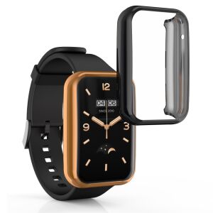 Златен и черен защитен калъф KWmobile на смарт часовник Xiaomi Mi Band 7 Pro - Каишка за умен часовник