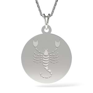 Сребърен колие с висулка Скорпион - Дамско колие