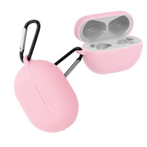 Kwmobile pink silicone case for Huawei FreeBuds Pro with carabiner - Headset Accessory