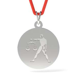 Pandantiv Libra din argint cu șnur, argint 925 - Pandantive damă