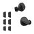 Jabra Elite 7 Pro/Elite 7 Active earbuds with kwmobile replacement ear tips