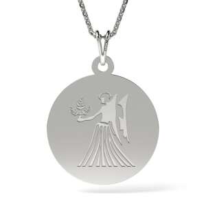 Nyaklánc ezüst medál modellel Virgo