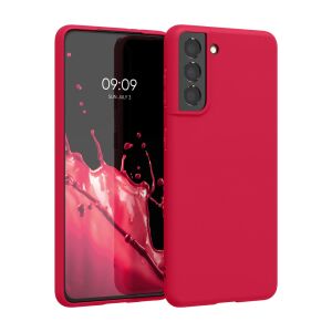 Kwmobile Case Samsung Galaxy S21, Pink, Silicone, 54055.77 131499783 - Phone Case