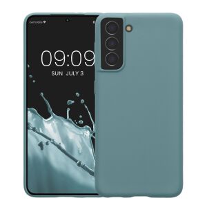 Kwmobile Samsung Galaxy S21 Зелен Силиконов Калъф на Телефон - Телефонни контакти