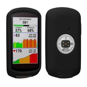 Czarne silikonowe etui do komputera rowerowego Garmin Edge 1040 GPS - Etui do inteligentnych zegarków