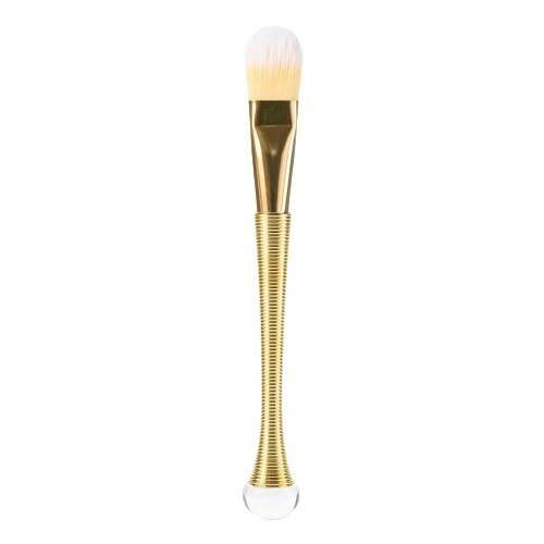 Goldene Foundation-Pinsel, Make-up-Pinsel, flacher Foundation-Pinsel