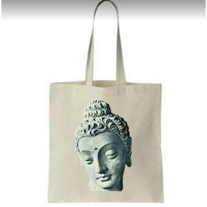 Öko szatyor Buddha fejjel 91419709 Bevásárlóhálók, rendező táskák