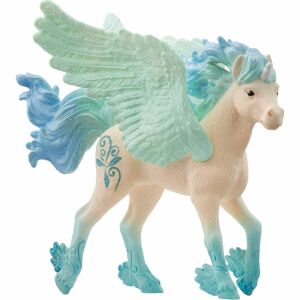 Schleich 70824 Stormy Pegasus Unicorn Foal Toy Figure - Figure