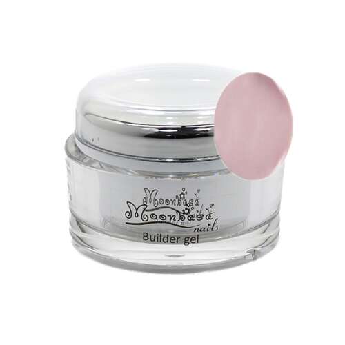 Moonbasa Nails Elastic Hard Építő zselé 50g #062, rózsaszín építő zselé körmök építéséhez