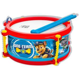 Paw Patrol drum toy with drumsticks, red and blue plastic drum with Paw Patrol characters, for kids - Nonbrand Toy Instrument