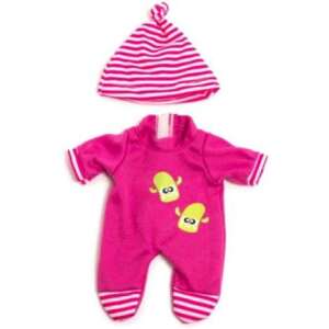 Pink pajamas and hat set for 21 cm baby doll - Miniland