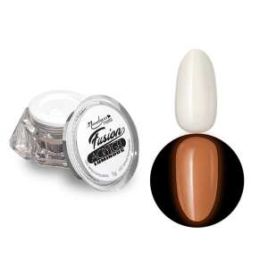 Fusion AcrylGel Luminous 5g #022 Natúr, világító akrilzselé, köröm díszítés, körömlakk, körömápolás, körömszalon - Műköröm zselé